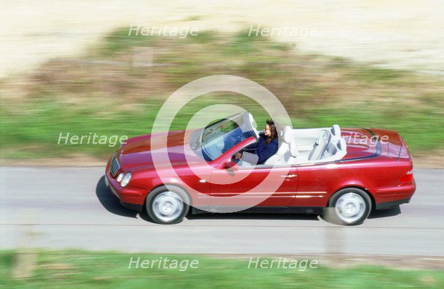 1999 Mercedes Benz CLK 320 cabriolet. Artist: Unknown.