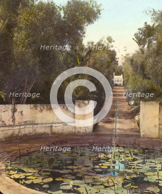 "El Fureidis," James Waldron Gillespie house, Parra Grande Lane, Montecito, California, 1917. Creator: Frances Benjamin Johnston.