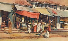 'A Street Scene in Kandy', c1880 (1905). Creator: Alexander Henry Hallam Murray.