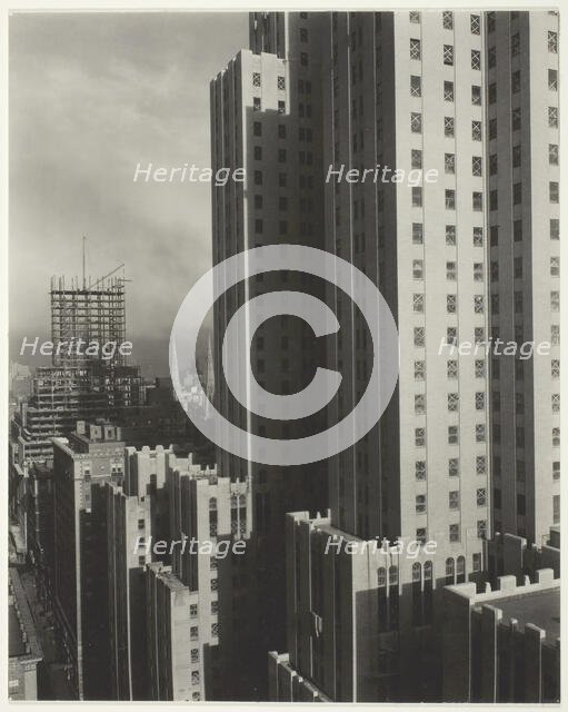 From My Window at the Shelton, West, 1931. Creator: Alfred Stieglitz.