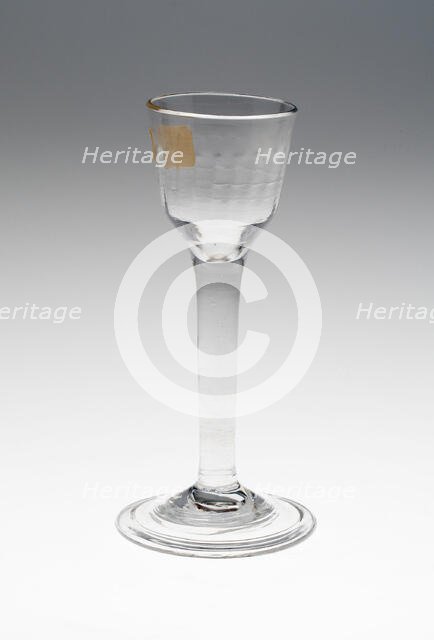 Wine Glass, England, c. 1760. Creator: Unknown.