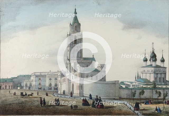 The Passion (Strastnoy) Monastery in Moscow, 1865.
