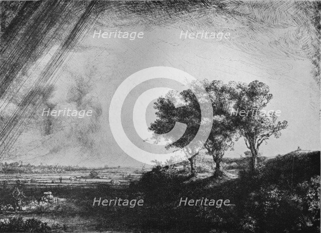 'The Three Trees', 1643. Artist: Rembrandt Harmensz van Rijn.