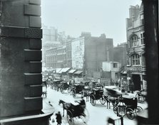 Horse-drawn vehicles in High Holborn, London, 1898. Creator: Unknown.