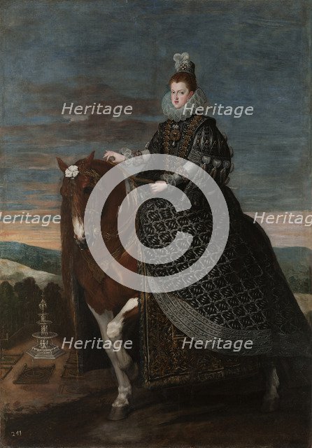 Equestrian Portrait of Margarita of Austria (1584–1611), Between 1630 and 1635. Artist: Velàzquez, Diego (1599-1660)