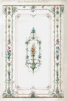 Décor Fleurs et Bois Rustiques., 19th century. Creator: Anon.