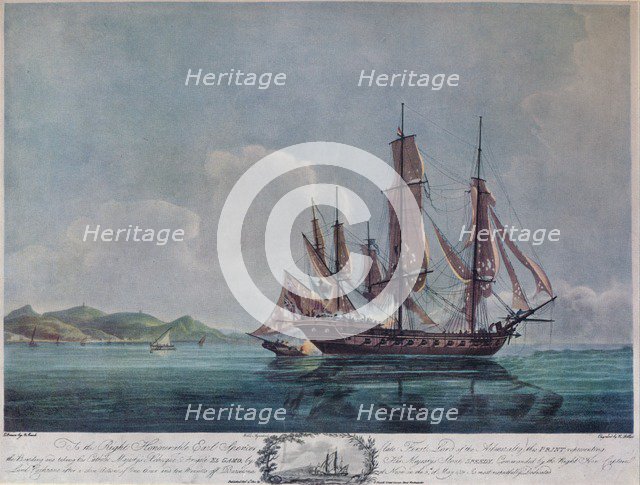 'The Speedy and El Gamo', c1802. Artist: Nicholas Pocock.