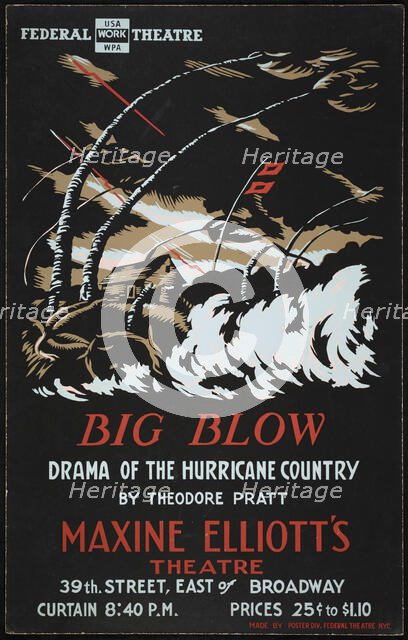 Big Blow, New York, 1938. Creator: Unknown.