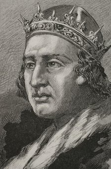 Alfonso XI of Castile (1311-1350), so-called "the Avenger", King of Castile and Leon, 1890.  Creator: Joan Serra y Pausas.