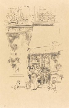 La Fruitière de la rue de Grenelle, 1894. Creator: James Abbott McNeill Whistler.