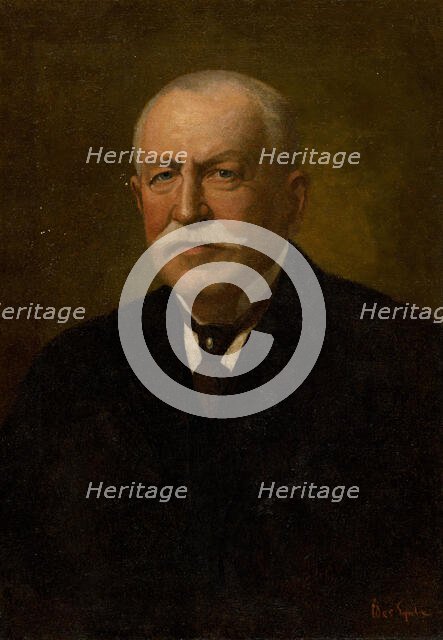 Portrait of Edmund Éder, 1910-1914. Creator: Július Éder.