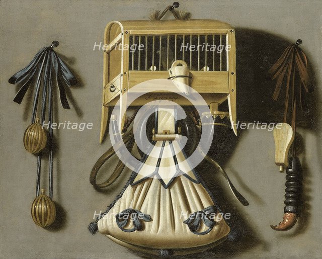 Still-Life with Hunting Equipment. Artist: Leemans, Johannes (1633-1688)