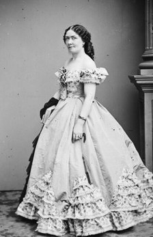 Mme. Clara M. Brinkerhoff, between 1855 and 1865. Creator: Unknown.