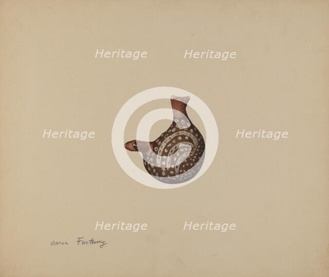 Earthenware Bird, c. 1940. Creator: Aaron Fastovsky.