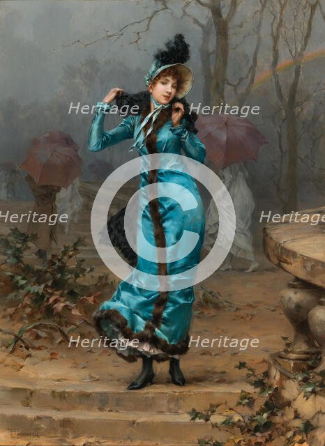 Shelter from the Storm. Creator: Kaemmerer, Frederik Hendrik (1839-1902).