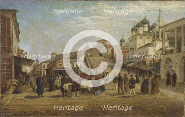 View of Nizhny Novgorod, 1867. Artist: Vereshchagin, Pyotr Petrovich (1836-1886)