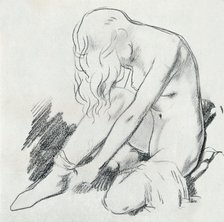 'A figure study', c20th century (1932). Artist: William Newenham Montague Orpen.