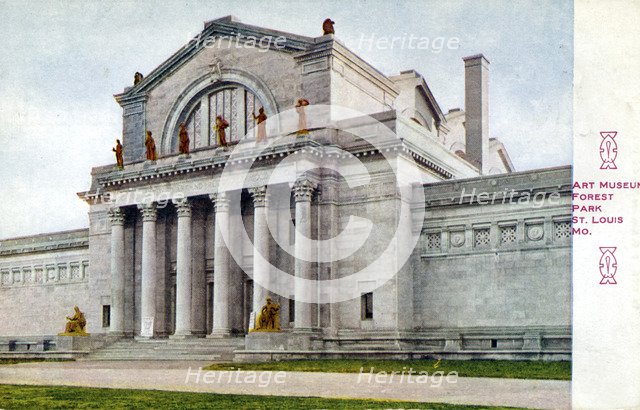 Art Museum, Forest Park, St Louis, Missouri, USA, 1907. Artist: Unknown