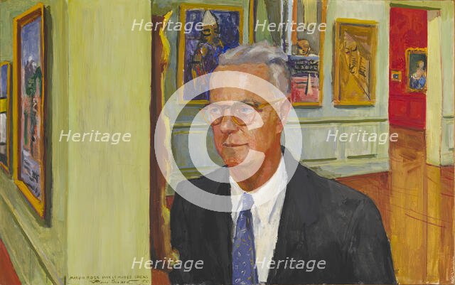 Portrait of Marvin C. Ross, 1955. Creator: Pierre Sicard.