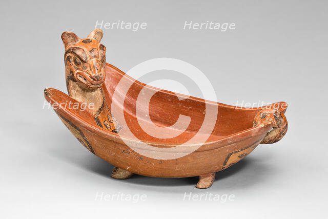 Open Bowl in the Form of a Jaguar, A.D. 600/900. Creator: Unknown.