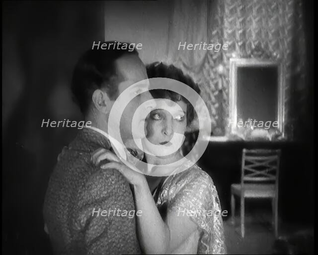 Scene from the Film 'Shooting Stars': The Actor Donald Calthrop Playing a Character Enter..., 1920s. Creator: British Pathe Ltd.