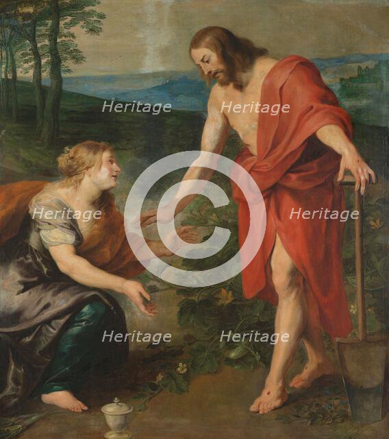 Christ Appearing to Mary Magdalen as a Gardener (Noli me Tangere), c.1615-1618. Creator: Workshop of Peter Paul Rubens.