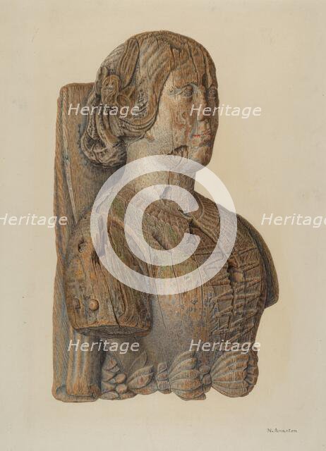 Figurehead, 1935/1942. Creator: Nicholas Amantea.