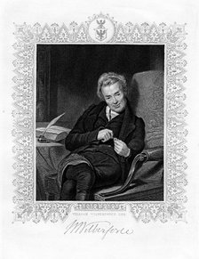 William Wilberforce, English parliamentarian and abolitionist, 19th century.Artist: J Jenkins