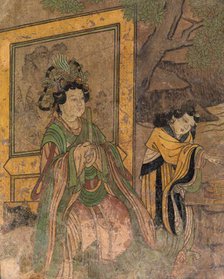 Wall painting fragment, 1300s. Creator: Unknown.