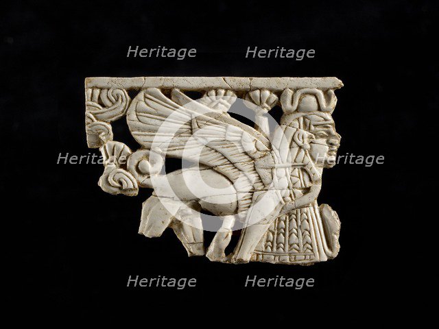 Fragment of openwork ivory panel. Artist: Unknown.