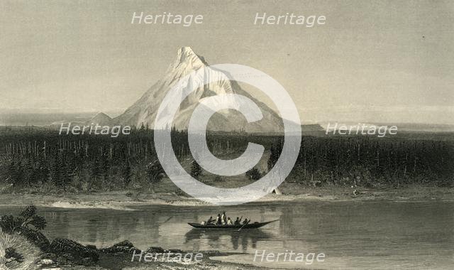'Mount Hood, from the Columbia', 1872. Creator: Robert Hinshelwood.