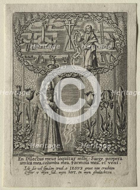 Come into my garden, my sister, my wife, first half 1600s. Creator: Carel Collaert.