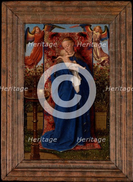 Madonna and Child at the Fountain. Artist: Eyck, Jan van (1390-1441)