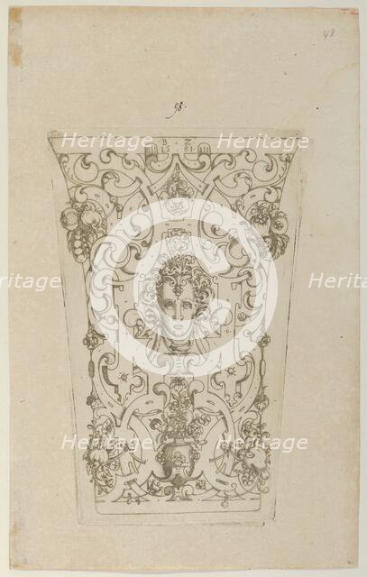 Design for a Beaker, 1581. Creator: Bernhard Zan.