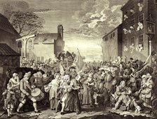 March to Finchley, 1806. Creators: Thomas Cook, William Hogarth.