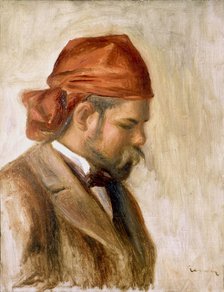 Ambroise Vollard in a Red Bandana. Artist: Renoir, Pierre Auguste (1841-1919)