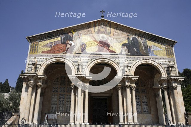 The Church of all Nations, Jerusalem, Israel. Artist: Samuel Magal