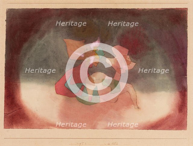 Into the Cave, 1929. Creator: Paul Klee.