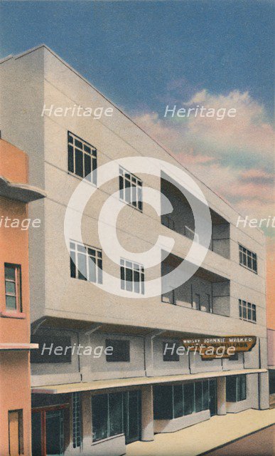 Ropuyana Building. Owner Roberto Puyana, Barranquilla', c1940s. Artist: Unknown.