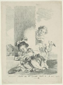 The Child and the Cat, 1778. Creator: Marguerite Gerard.