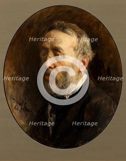 Jozef Israels, Self Portrait, 1881. Creator: Jozef Israels.