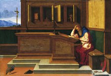 Saint Jerome in His Study, c1513-1515. Creator: Vincenzo Di Biagio Catena.
