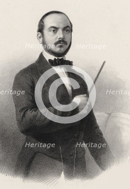 Portrait of the composer Jean-Baptiste Arban (1825-1889).