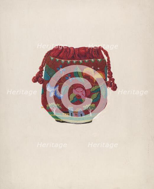 Bag, c. 1940. Creator: Harriette Gale.