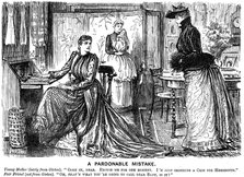 'A Pardonable Mistake', 1889. Artist: George du Maurier