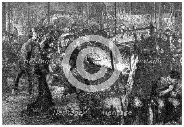 'The Foundry', c1880-1882.Artist: W Manfield