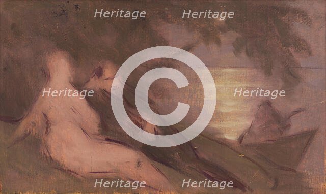Blending of Soul, 1895-1900. Creator: Milan Thomka Mitrovsky.