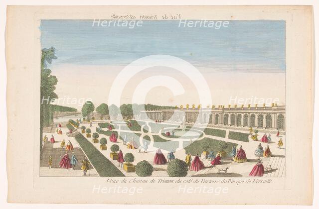 View of the Grand Trianon in the Garden of Versailles, 1700-1799. Creator: Anon.