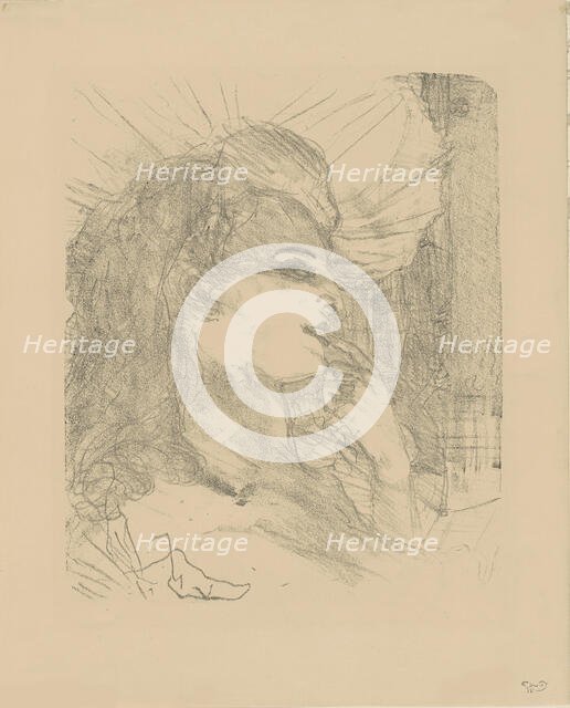 Anna Held (1873-1918), c. 1898. Creator: Toulouse-Lautrec, Henri, de (1864-1901).