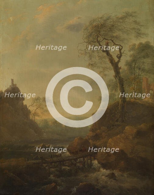 Landscape, mid-late 17th century. Creator: Adam Pynacker.